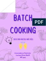 Batch Cooking Vegano