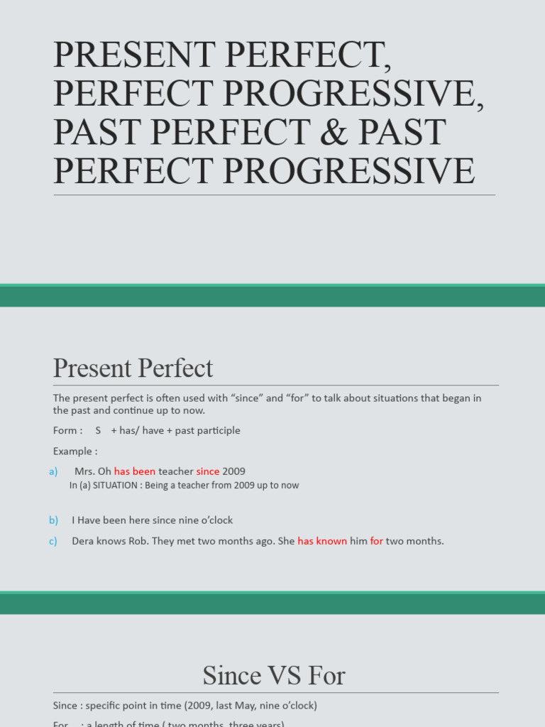 Perfect Time 1 | PDF | Grammatical Tense | Language Mechanics