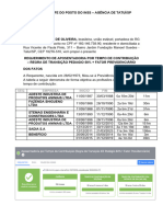 Requerimento de Aposentadoria Por Tempo de Contribuição - Regra de Transição Pedagio 50% + Fator Previdenciário - Silvia