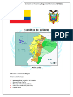 Position Paper Ecuador