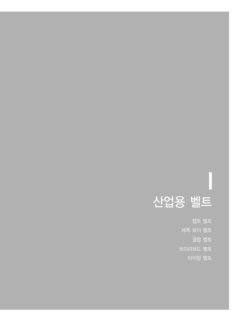 Dongil Belt Catalog PDF