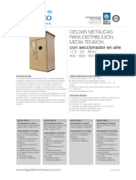 Fo301R06 AIRE A B C E PE PG Celdas Metalicas Paneles Complement para Distribucion en MT
