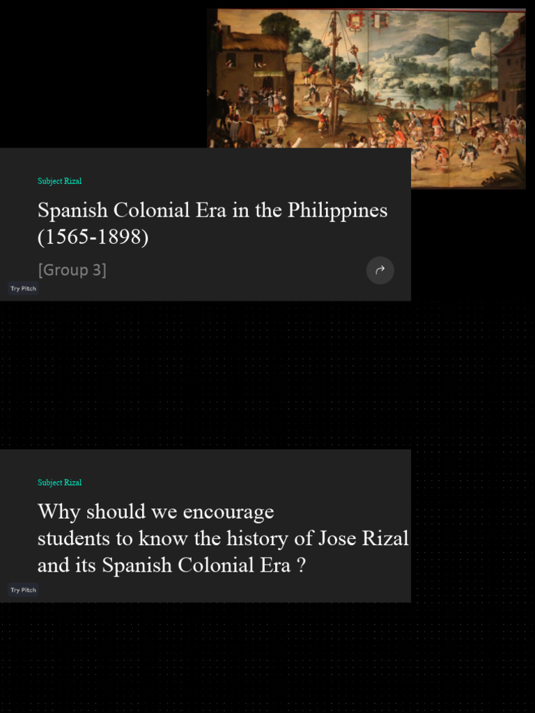 Rizal's Impact on Spanish Colonial Era | PDF | Philippines | Spanish ...