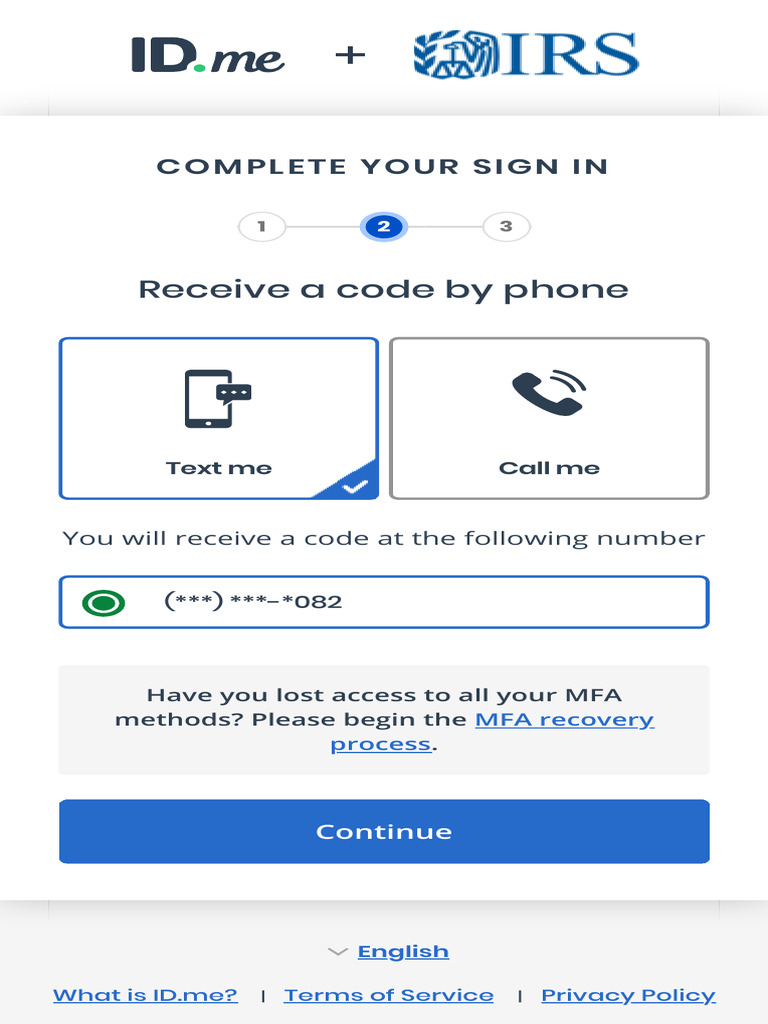ID.me MFA Recovery Process Guide | PDF | Finance & Money Management