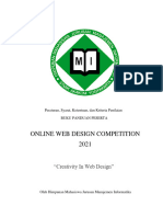 OWDC (Online Web Design Competition) - Peraturan, Syarat, Ketentuan, Dan Kriteria Penilaian BUKU PANDUAN PESERTA