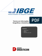 Apostila IBGE Técnico em Informações Geográficas e Estatísticas