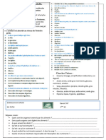 Exercices Aliments Et Digestion