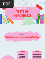 TOPIC 4 (Test of Hypothesis)