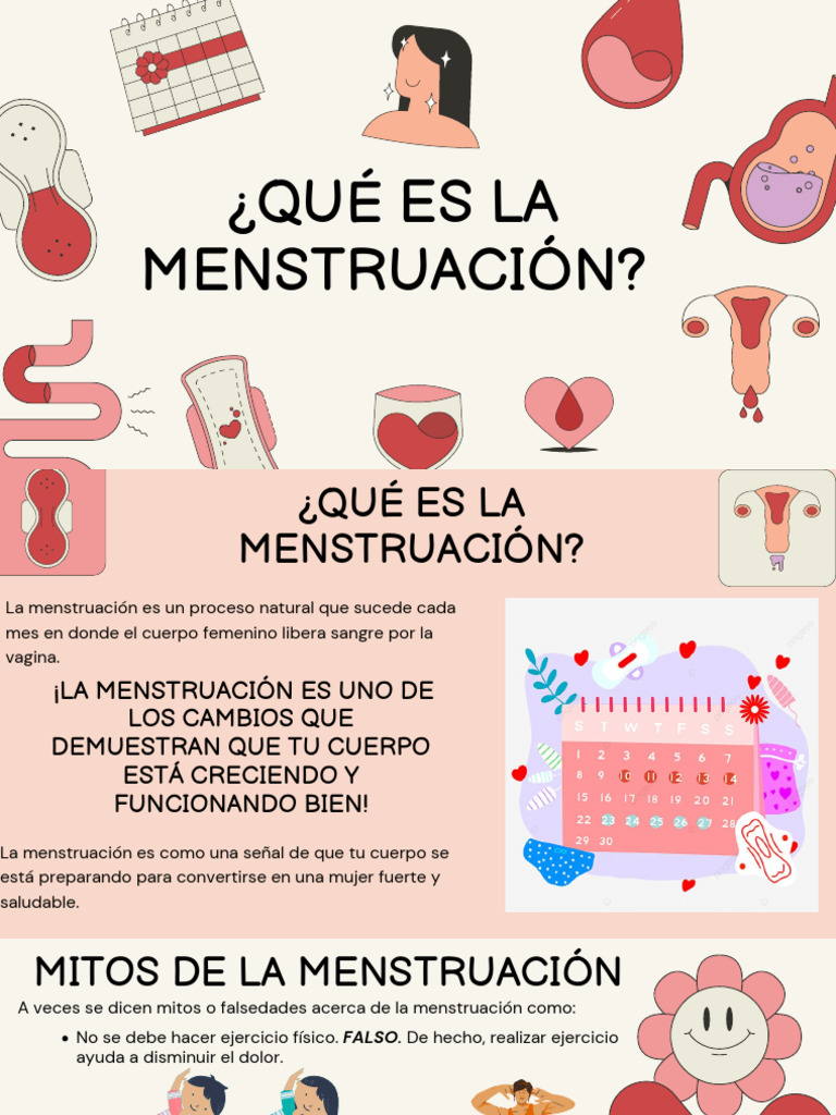 ¿Qué es la menstruación | PDF | Menstruación | Medicina CLINICA