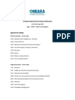 Agenda 1er Congreso de Alternancia Oneara