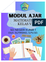 Modul Ajar Matematika Kelas Vi - Sutrisno