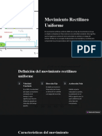 Movimiento Rectilíneo Uniforme