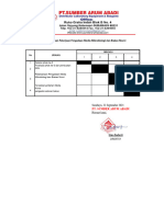 Jadwal Waktu Pelaksana Pekerjaan Penyerahan Barang