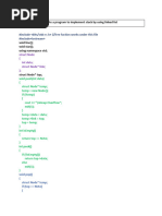 Code For Impelementing Stack by Using Linked List