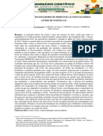 Presença de Atravessadores de Produtos Lácteos Nas Feiras Livres de Goiânia-Go