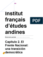 Democracia Pactada - Capítulo 2. El Frente Nacional - Una Transición Democrática Reformista y Conservadora - Institut Français D'études Andines