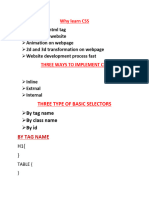 Why Learn CSS