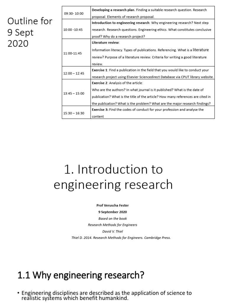 Engineering Research Methodology Overview | PDF | Science | Hypothesis