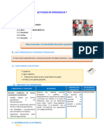 D4 A1 SESION MAT. Reconociendo Mi Lateralidad Derecha-Izquierda en Objetos.