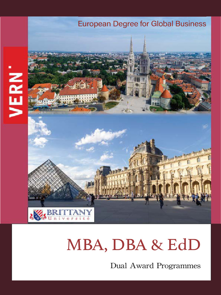 VERN & BU_Brochure With Tuition Fee | PDF | Thesis | Academic Degree
