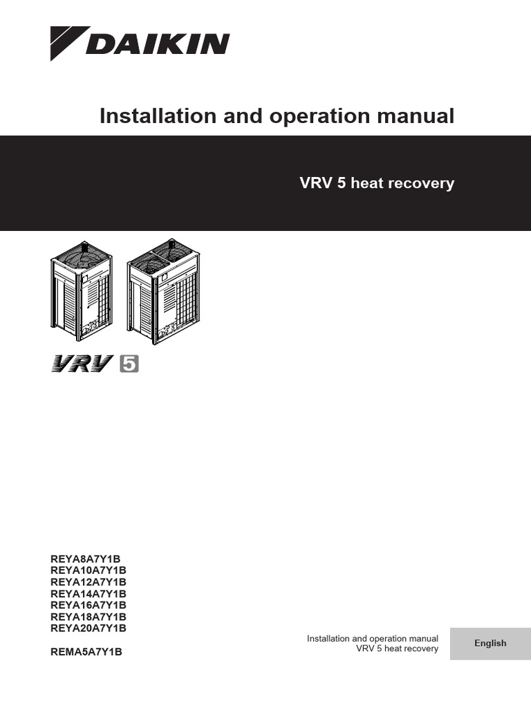 Reya Rema A Installation And Operation Manual 4pen684060 1