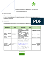 Cronograma Convocatoria 01 2024