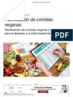 Planificación de Comidas Veganas - ADA