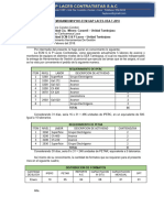 Memoramdum N°003-Ecm G&P Laces-Uea-T-2018: Requerimiento de Iperc