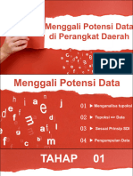 Materi Pengarahan Menggali Data Sektoral