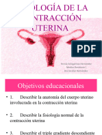 FISIOLOGÍA DE LA CONTRACCIÓN UTERINA