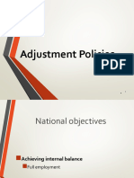 7 - Adjustment Policies
