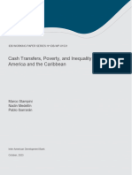 Cash Transfers Poverty and Inequality in Latin America and The Caribbean