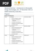 Download Weekend Program Seminar  Programa del Seminario de Fin de Semana by Universidad EARTH SN71949978 doc pdf
