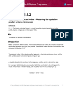 Structure 1.1 Sublimation of Iron and Iodine