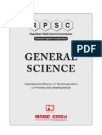 RPSC General Science - 2018