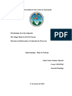 Epistemología, Hoja de Trabajo Abner Samines