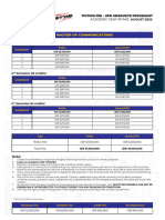 Tuition Fee UPH Graduate Admissions Intake August 2022 - MKom