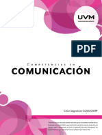 COMPETENCIAS DE LA COMUNICACIÓN