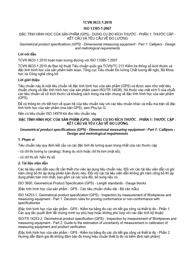 TCVN 8633-1-2010 | PDF