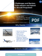 Technical Challenges and Barriers Affecting Turbo-Electric and Hybrid Electric Aircraft Propulsion