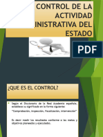 Control de La Actividad Administrativa