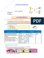 D2 A3 SESION CT. La energía eléctrica