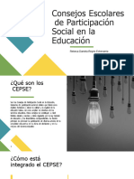 Consejos Escolares de Participación Social en La Educación