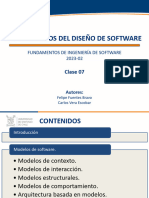 Clase - 07 - FUNDAMENTOS DEL DISEÑO DE SOFTWARE