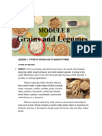 Module 8 Rice Grains and Legumes