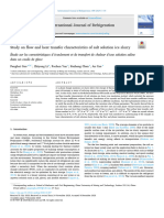 10 - Study On Flow and Heat Transfer Characteristics of Salt Solution Ice Slurry