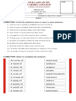 Summative Exam 2ND Quarter (November)