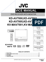 JVC - KD Av7000 - KD Av7001 - KD Av7005 - KD Av7008 - KV Mav7001 - KV Mav7002 Ma101