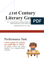 21st Century Literary Genres - Movie Poster