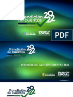 Informe 2022 EDUMAS - Rendición de Cuentas